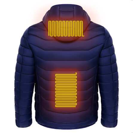 Men Heated Puffer Jacket Electric Heating Coat Insulated Hood Windbreaker 9Heat Zones - Image 6