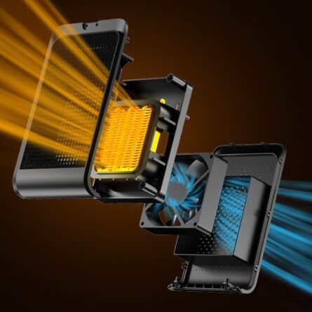 Desktop Warm Air Blower Home Office - Image 3